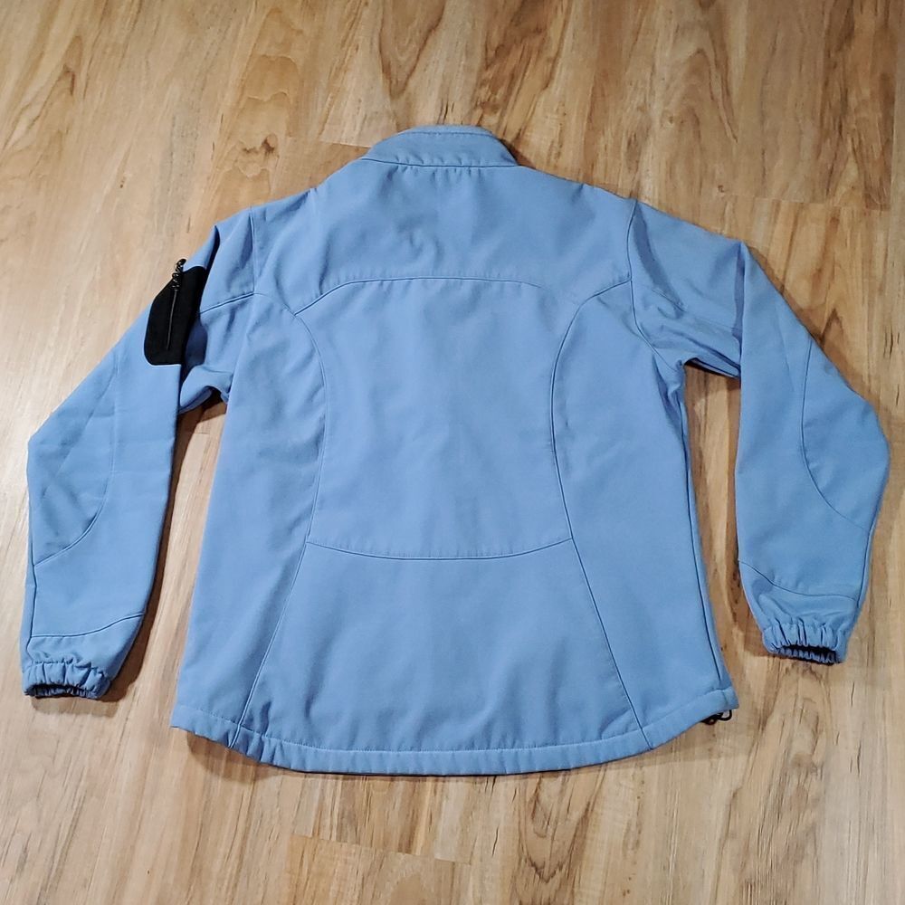 Black Diamond Periwinkle Soft Shell Zippered Jack… - image 2
